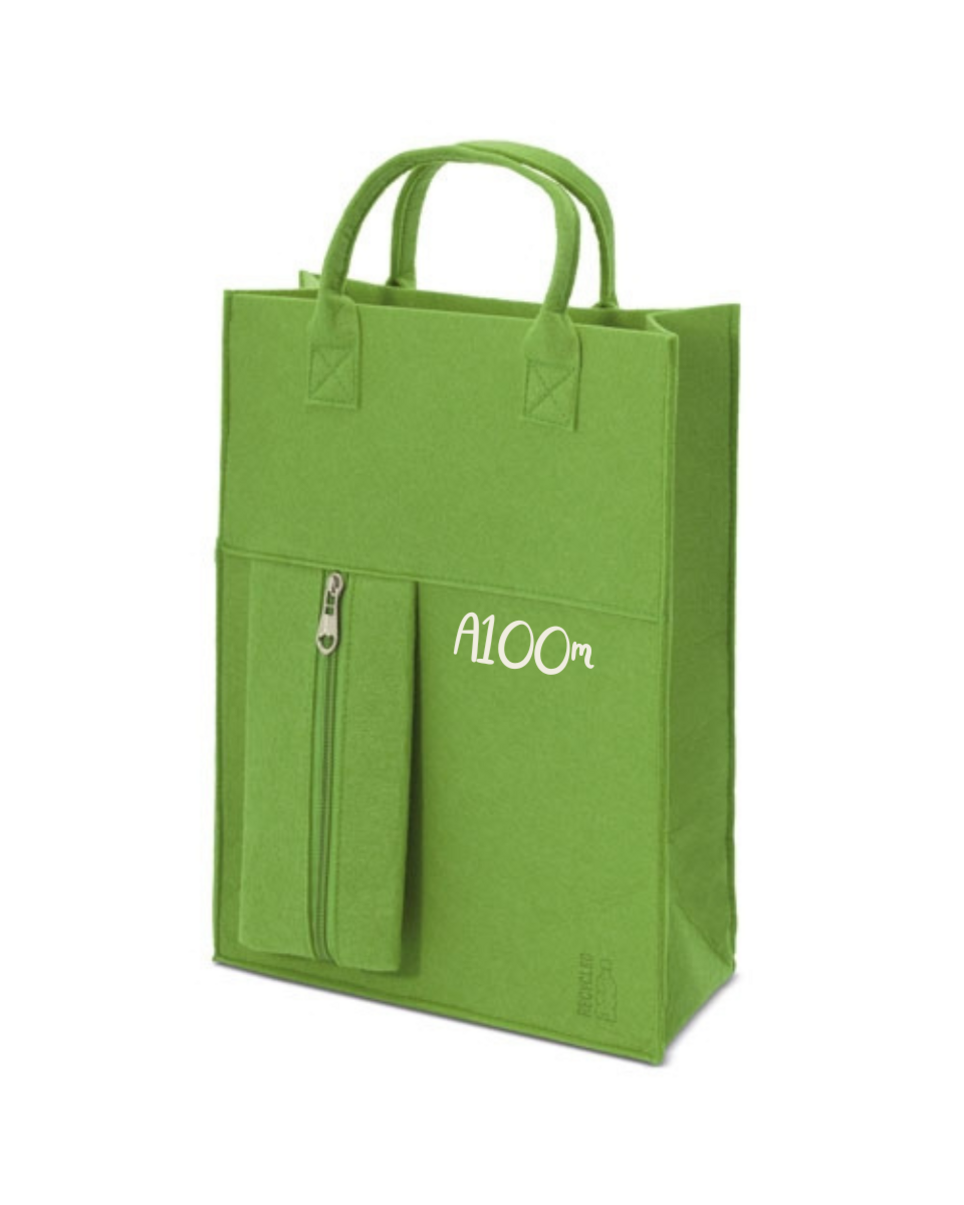 Bolsa personalizada de fieltro, con asa corta - 2