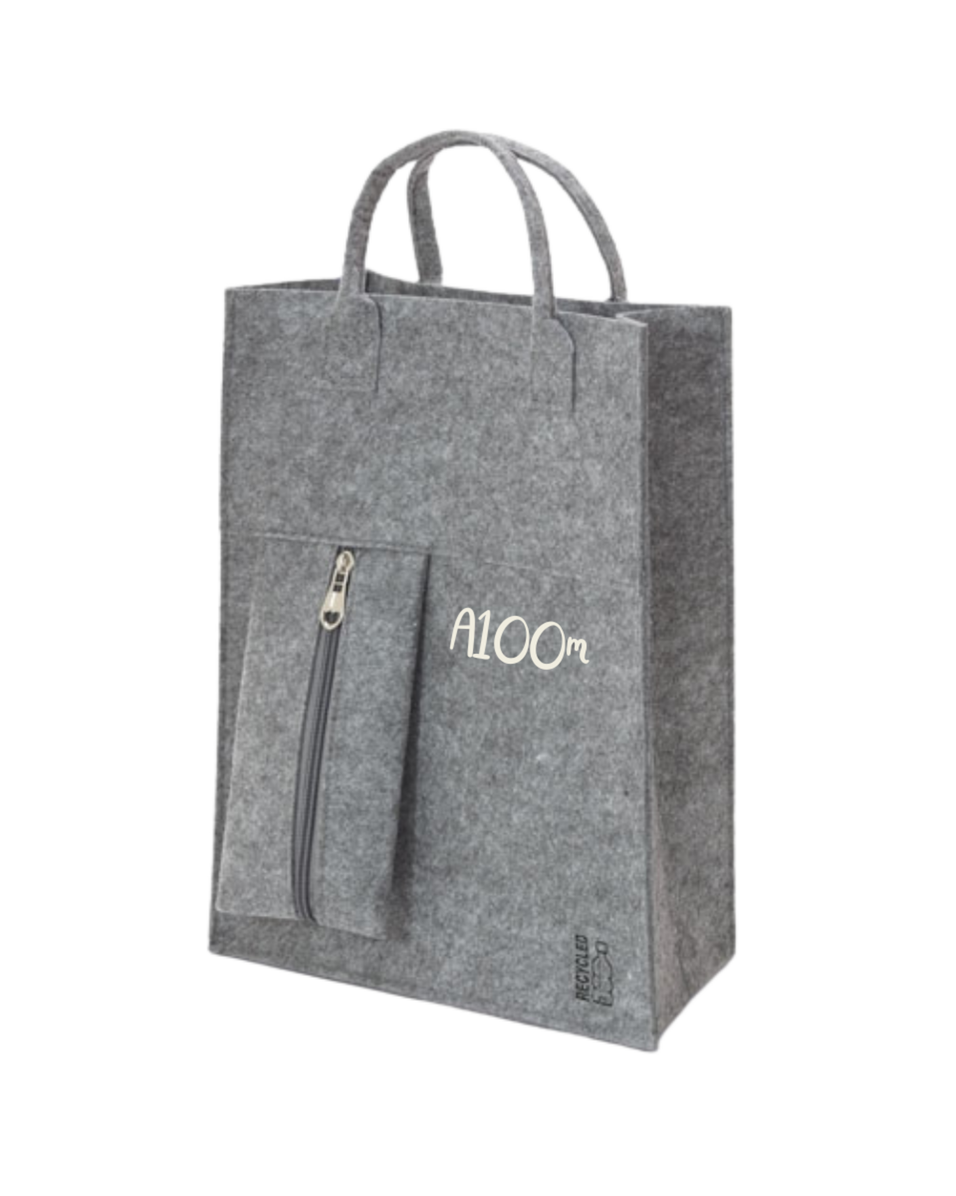 Bolsa personalizada de fieltro, con asa corta - 3