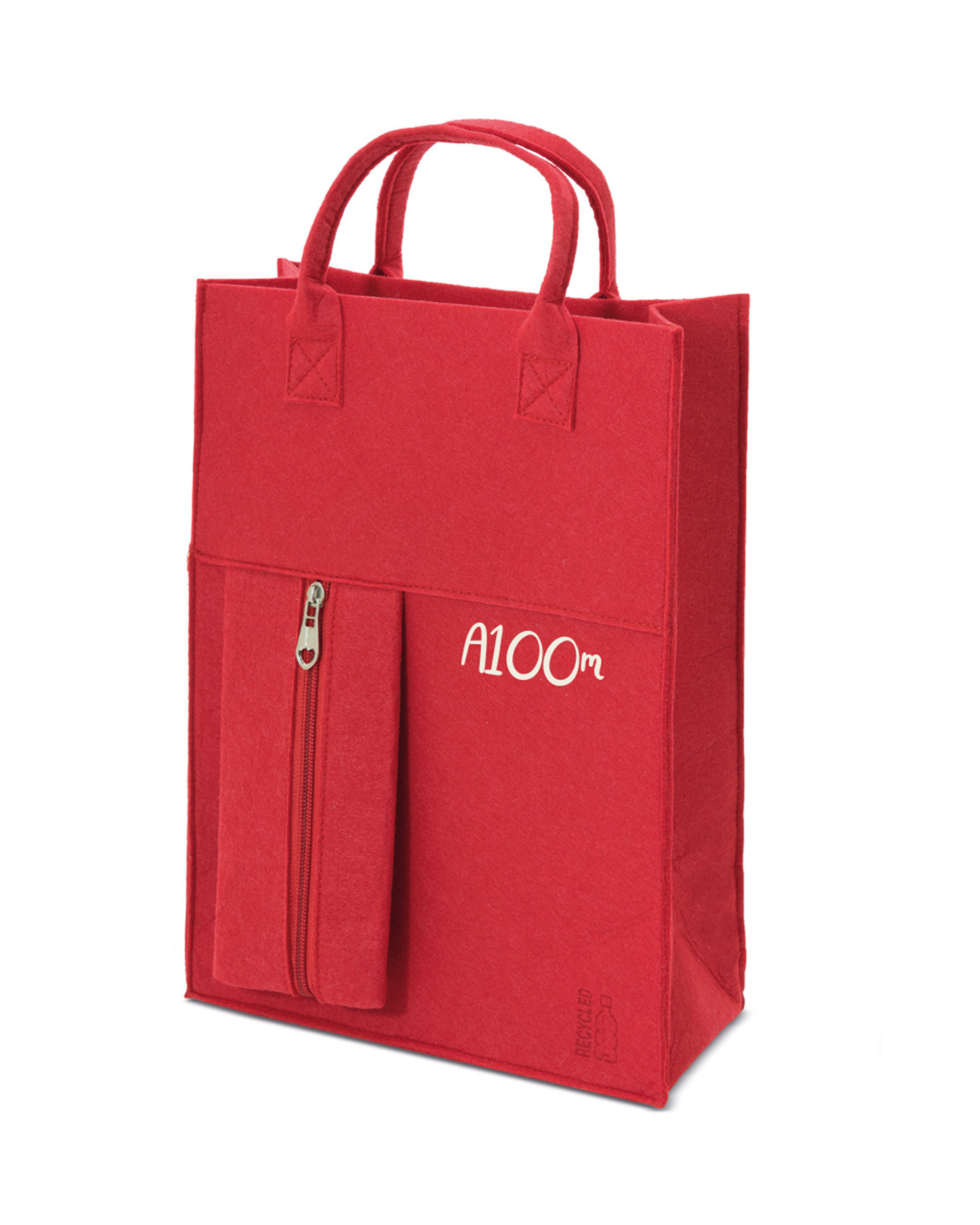 Bolsa personalizada de fieltro, con asa corta - 4