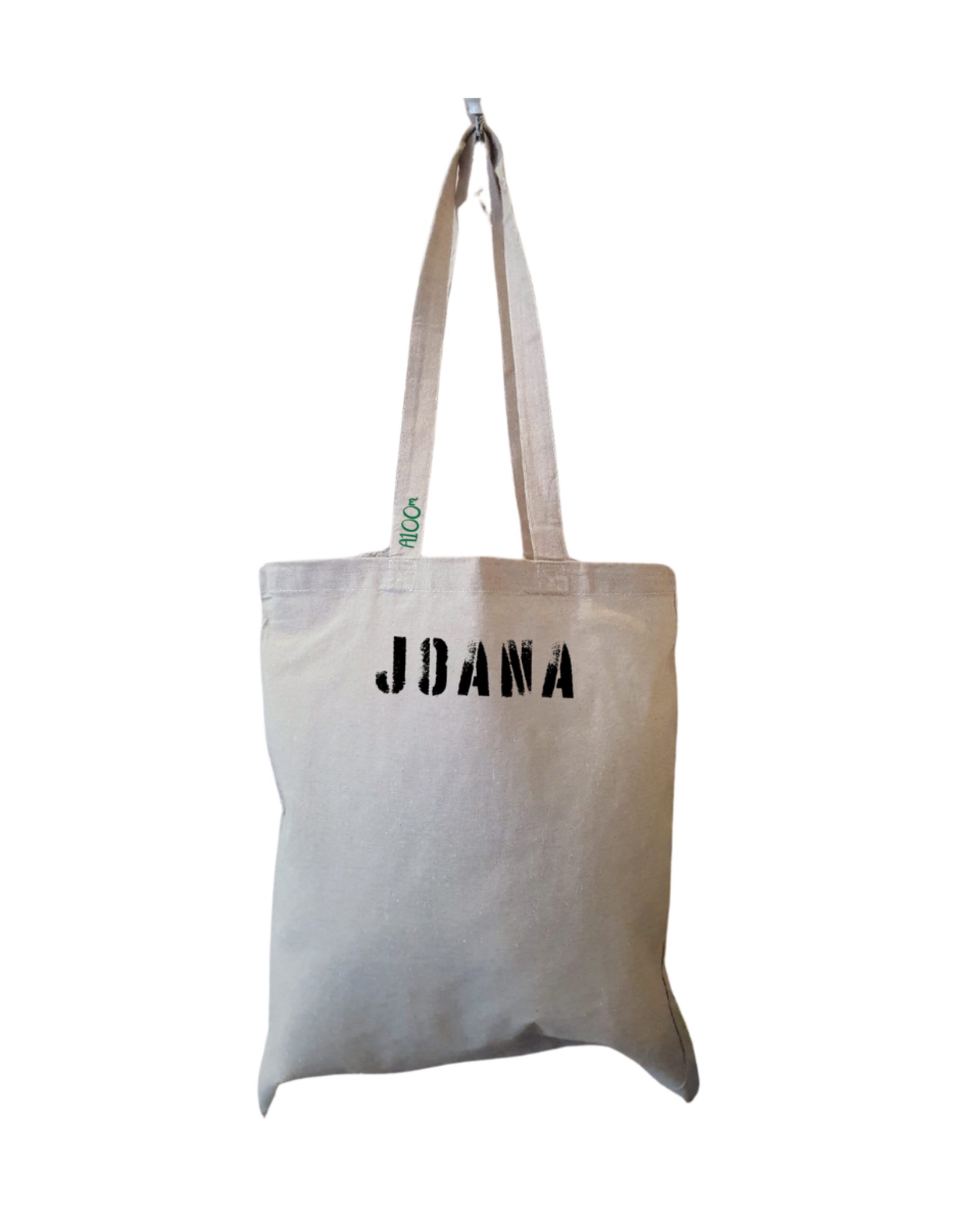 Tote bag nombre personalizado, letras desgastadas - 2