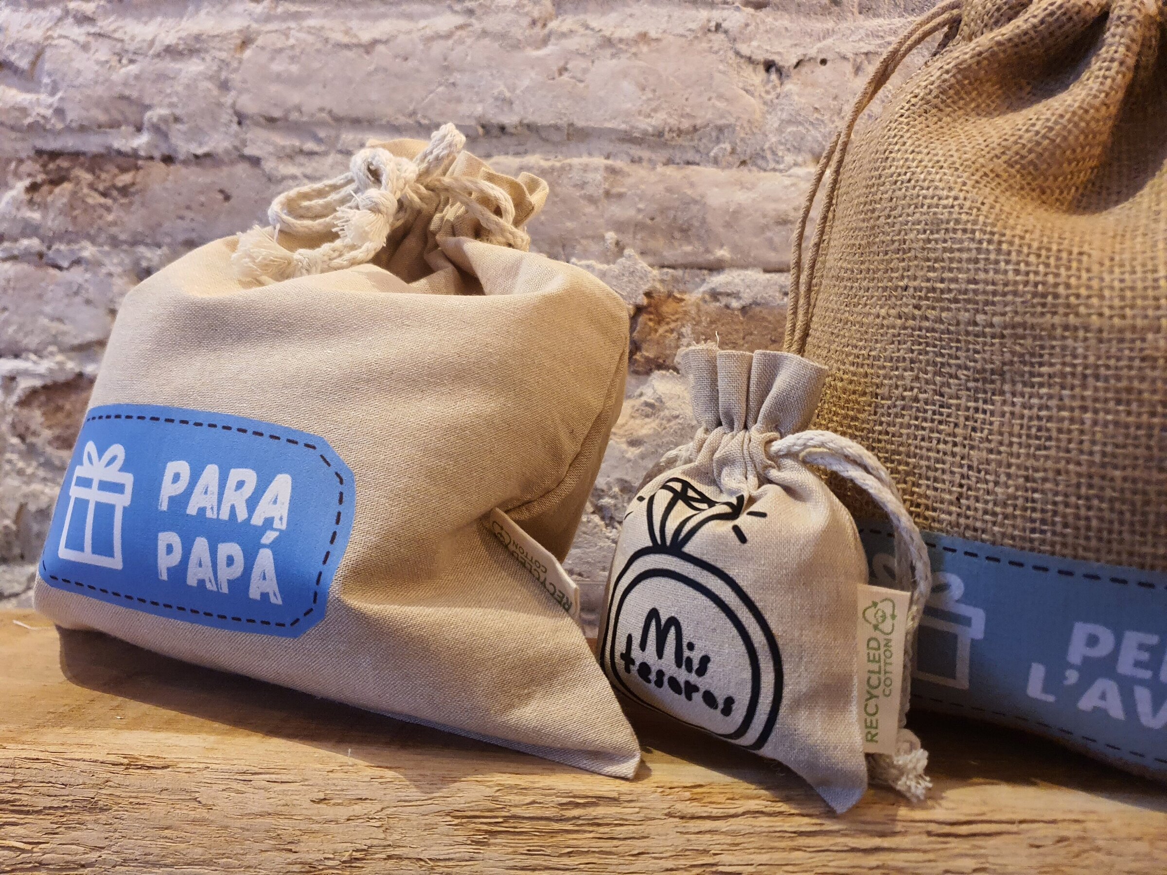 BOLSAS DE ALGODÓN CON ASAS